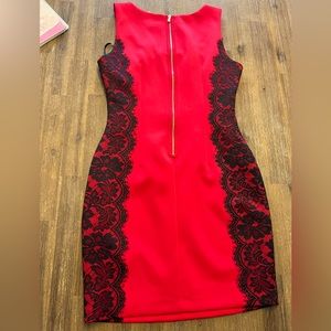 Guess red dress